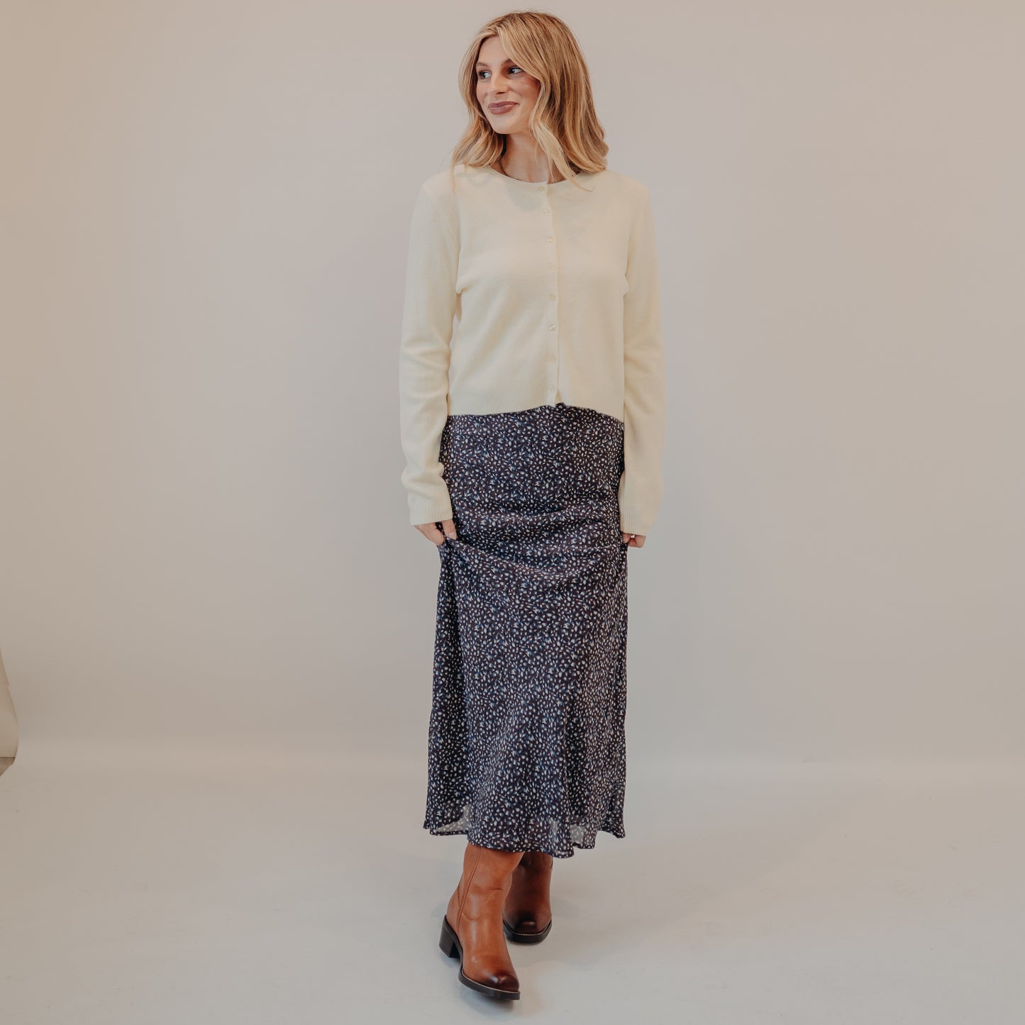Z Supply | Yelena Aspen Floral Maxi Skirt | Java