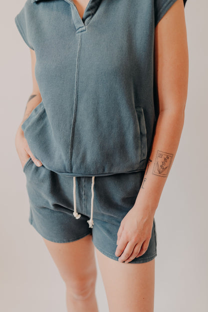 Thread & Supply | Olson Shorts | Blue Mirage