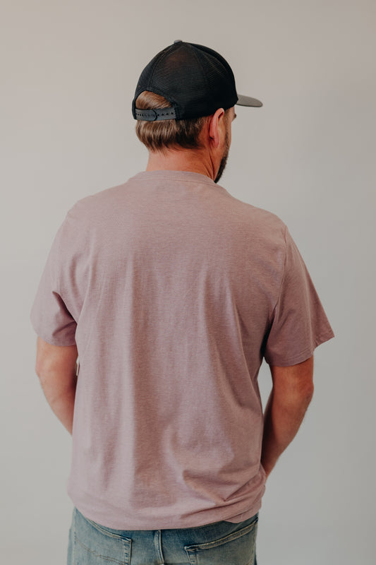 Flag & Anthem | Essential Stretch Tee | Plum Heather