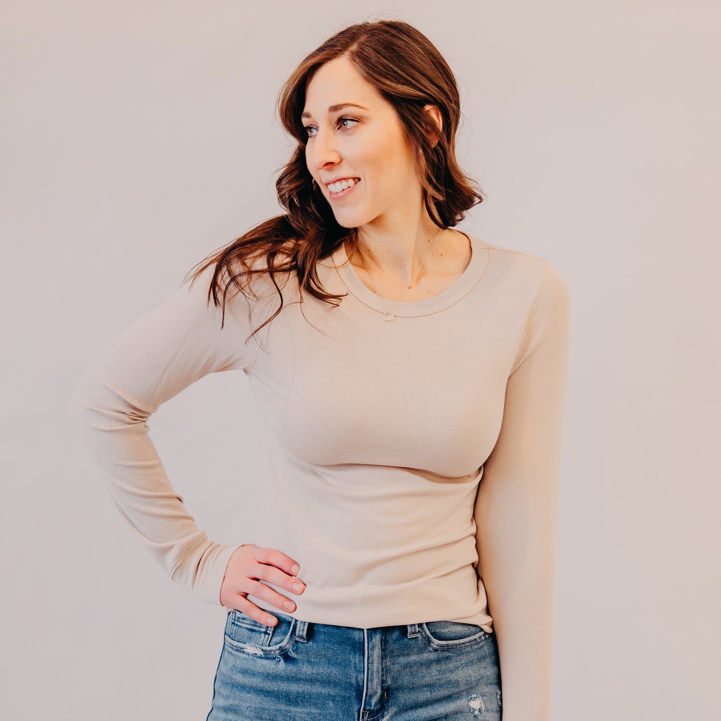 Thread & Supply | Stacy Top | Silver Grey