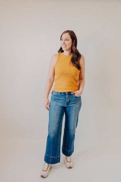 Mod Ref | The Emma Top | Mustard