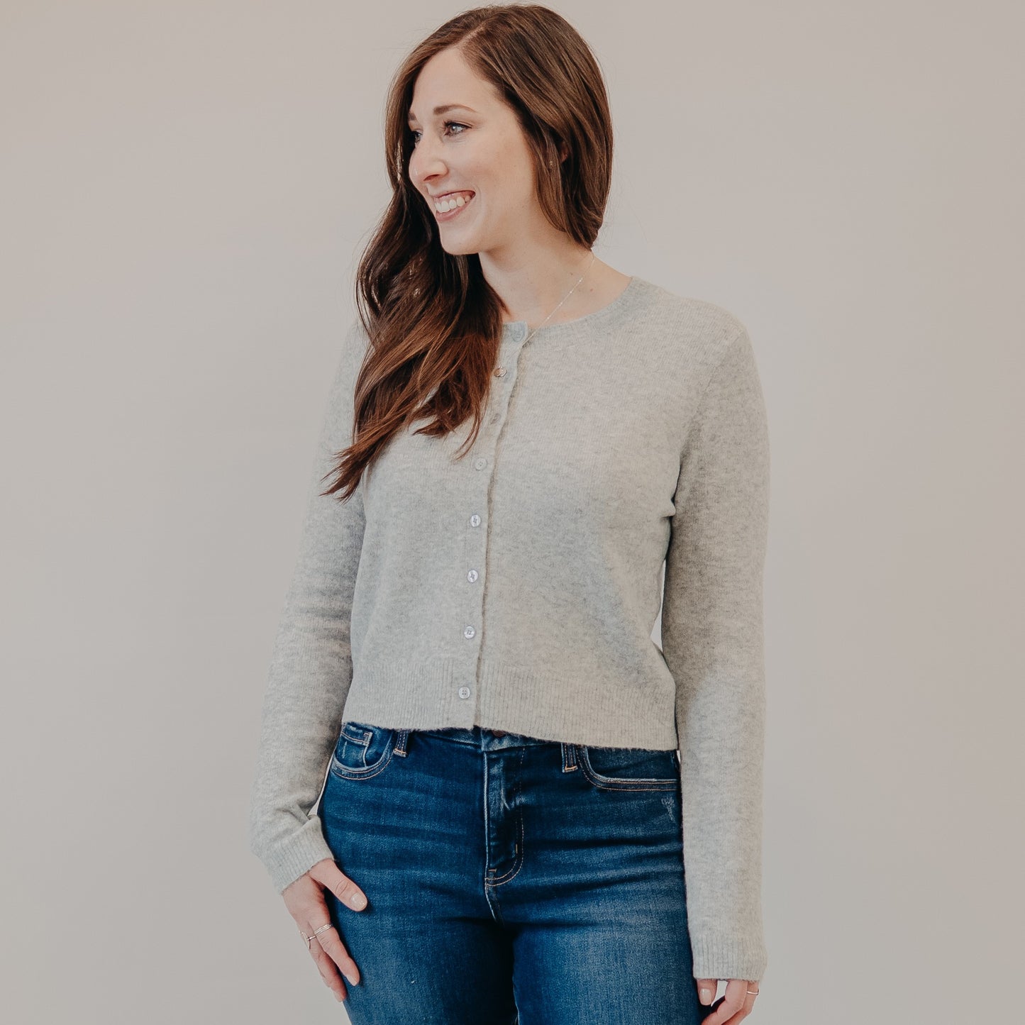 Z Supply | Medina Cardigan | Light Heather Grey