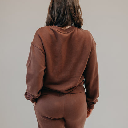 Z Supply | Boyfriend Cotton Sweatshirt | Sandalwood