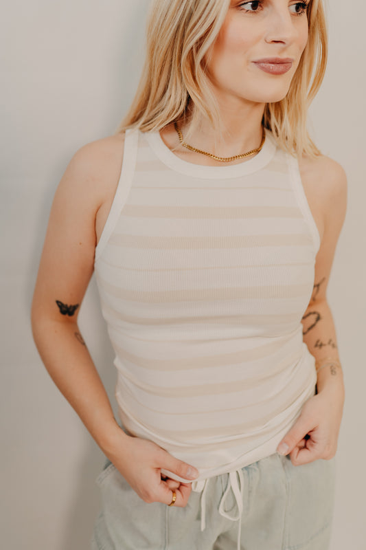 Thread & Supply | Edlin Tank | Ivory Latte