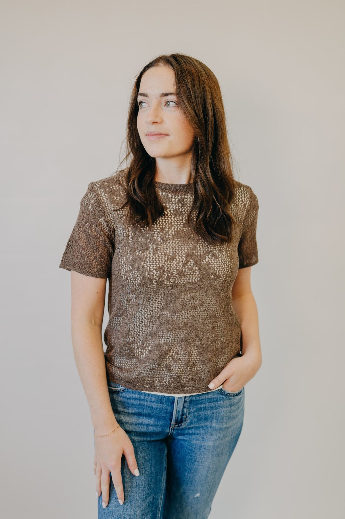 Z Supply | Waverton Short Sleeve Tee | Cocoa Latte