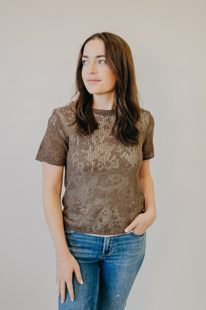 Z Supply | Waverton Short Sleeve Tee | Cocoa Latte