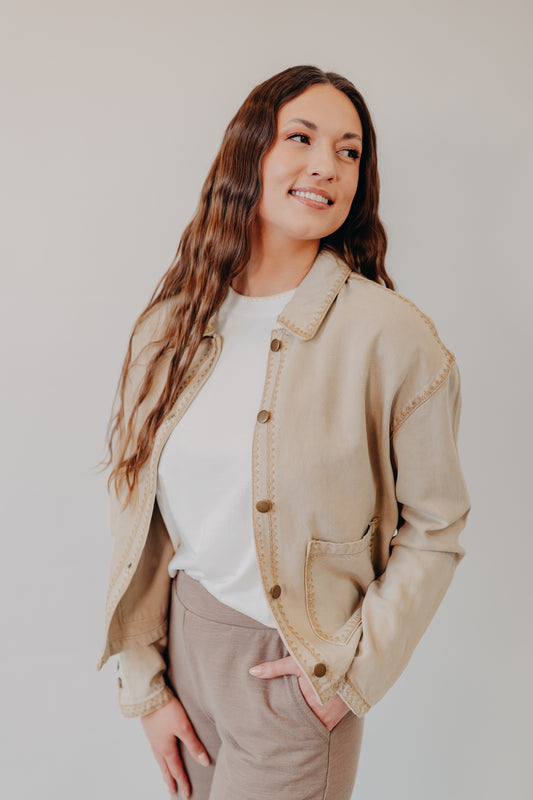 Thread & Supply | Justice Jacket | Warm Sand