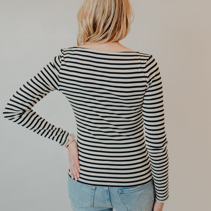 Z Supply | Pristine Striped Tee | Black