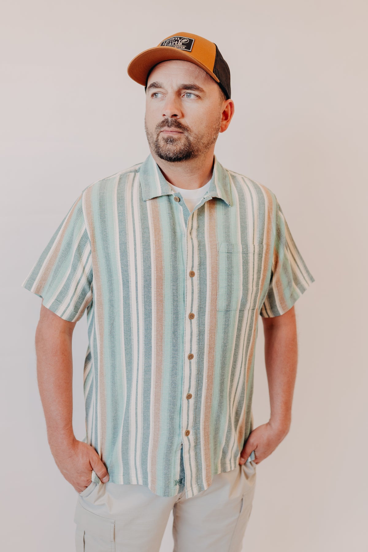 Dkota Grizzly | Wells Textured Striped Top