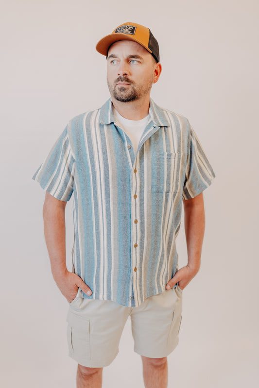 Dkota Grizzly | Wells Textured Striped Top