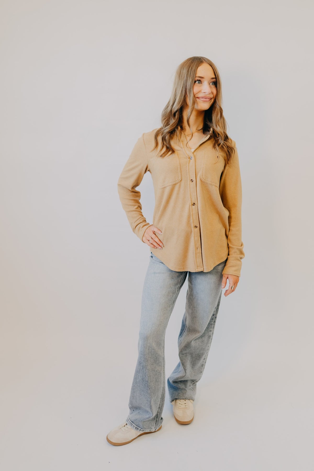 Thread & Supply | Lewis Shirt | Iced Coffee