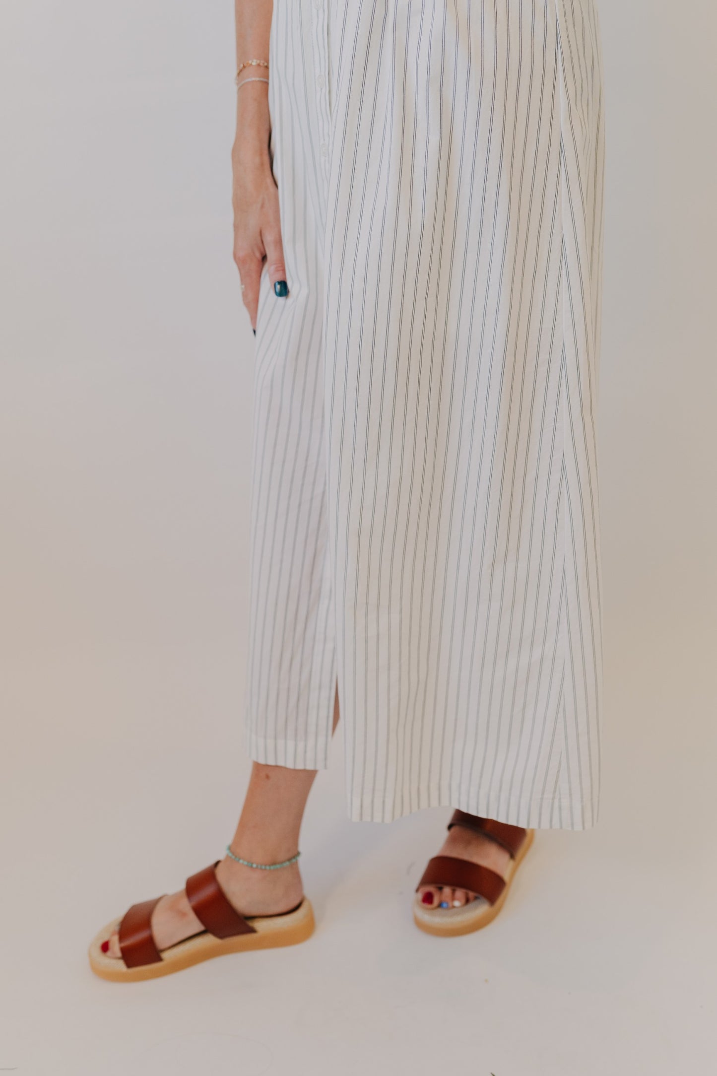 Z Supply | Sanna Striped Midi Dress | White