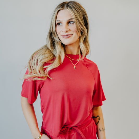 Thread & Supply | Hilda Tee | Red