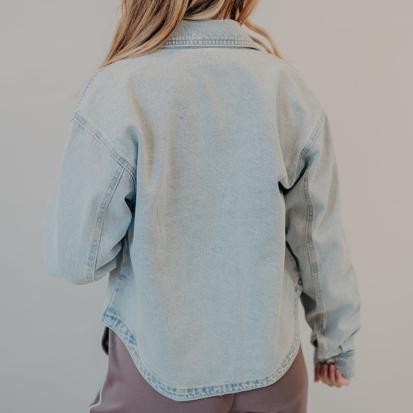 Z Supply | ALl Day Cropped Denim Jacket | Faded Indigo
