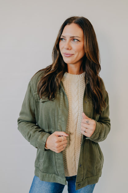 Thread & Supply | Campbell Jacket | Green Olive