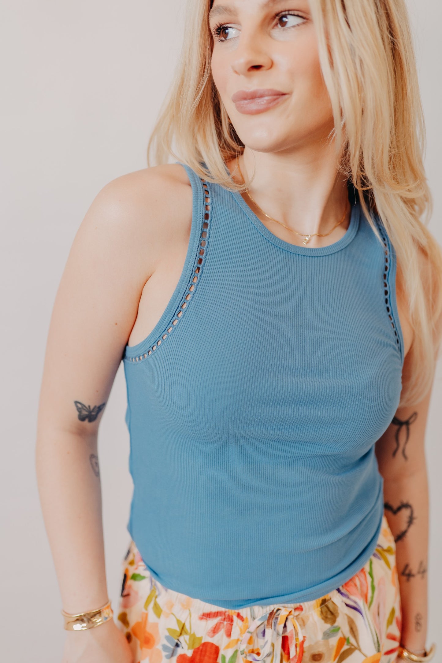 Z Supply | Boa Rib Tank | Lake Blue