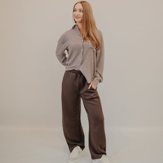 Thread & Supply | Lenore Pants | Coffee Bean