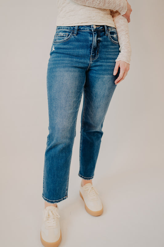 Flying Monkey | High Rise Ankle Straight | Charming