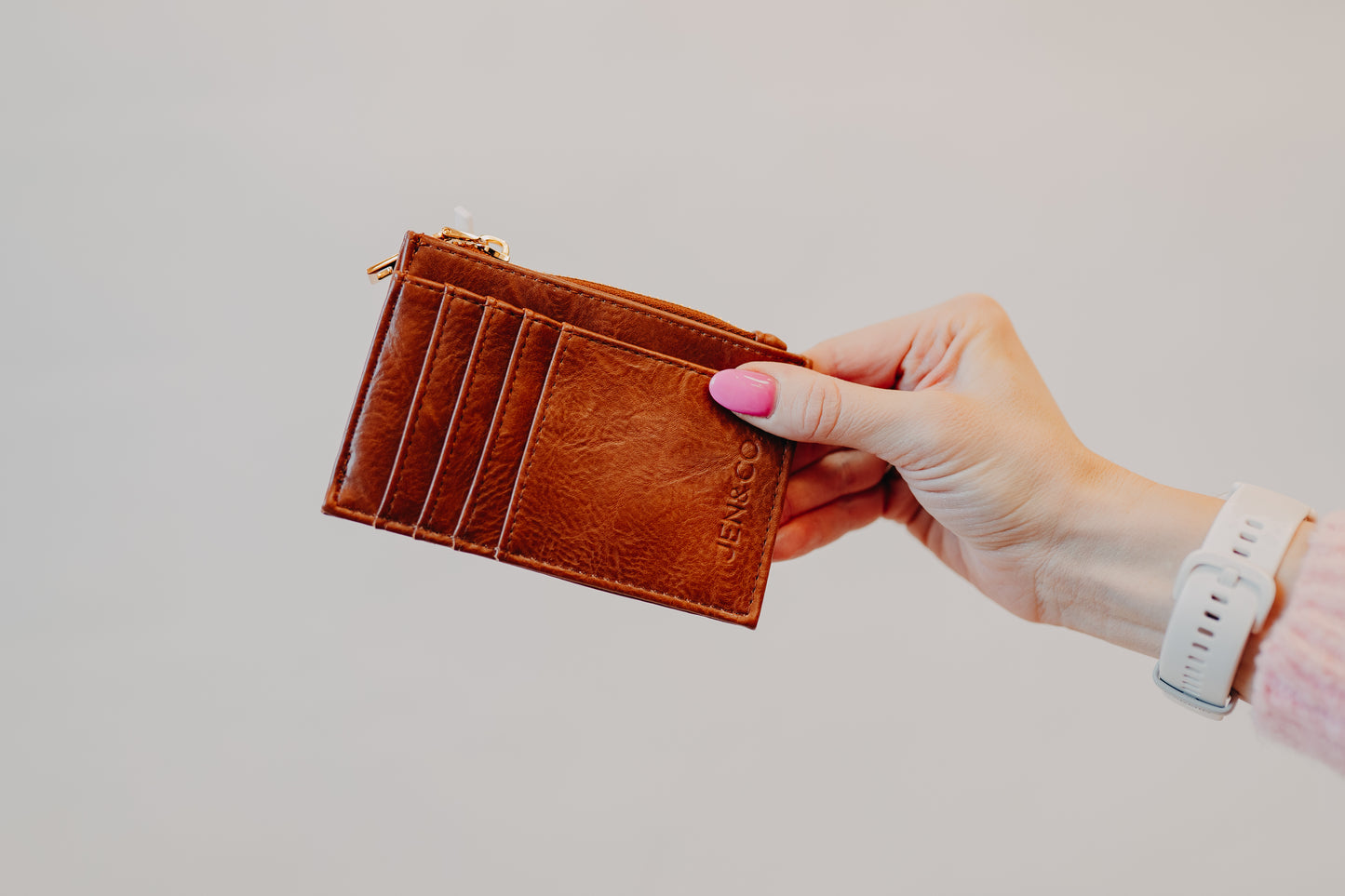 Jen & Co | Sia Small Card Holder | Brown