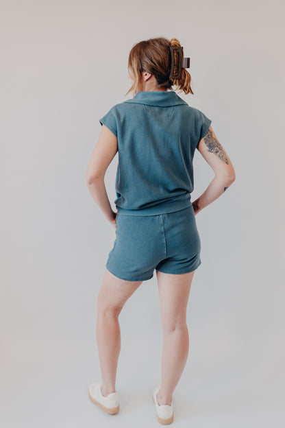 Thread & Supply | Olson Shorts | Blue Mirage