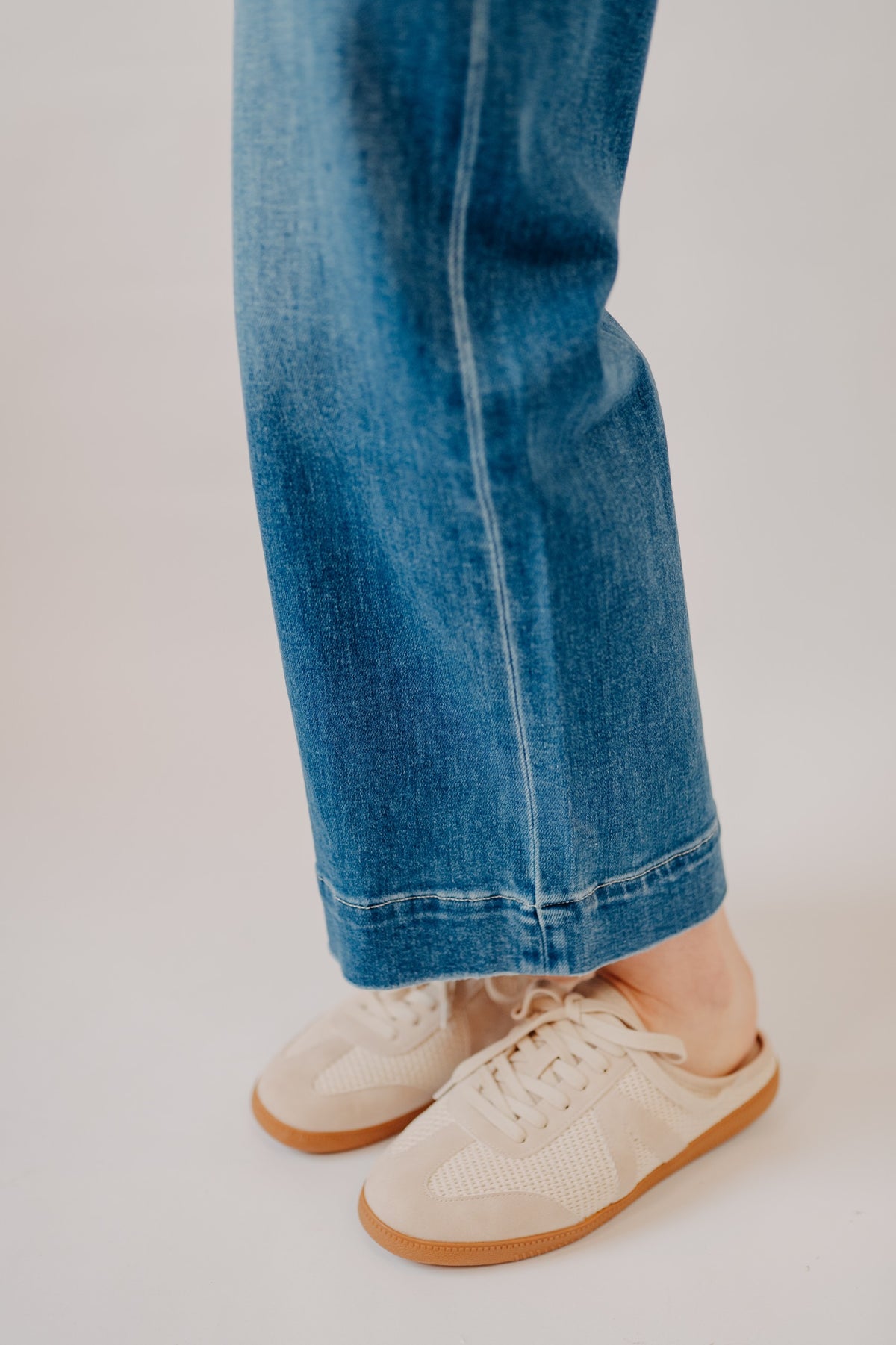 Flying Monkey | High Rise Crop Wide Trouser | Let It Rain