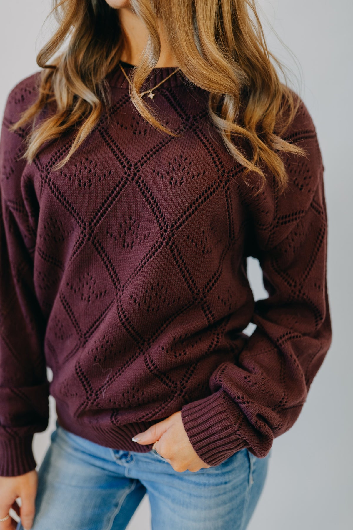 Thread & Supply | Blythe Sweater | Mahogany