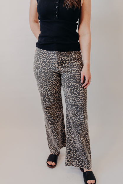 Miou Muse | Leopard Print Pants