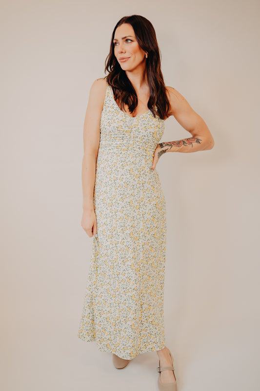 Z Supply | Faya Idra Ditsy Maxi Dress | Cloud