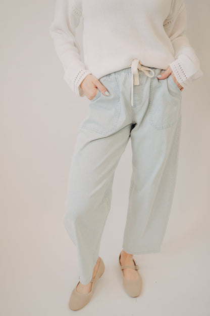 Thread & Supply | Avril Pants | Blue/White Stripe