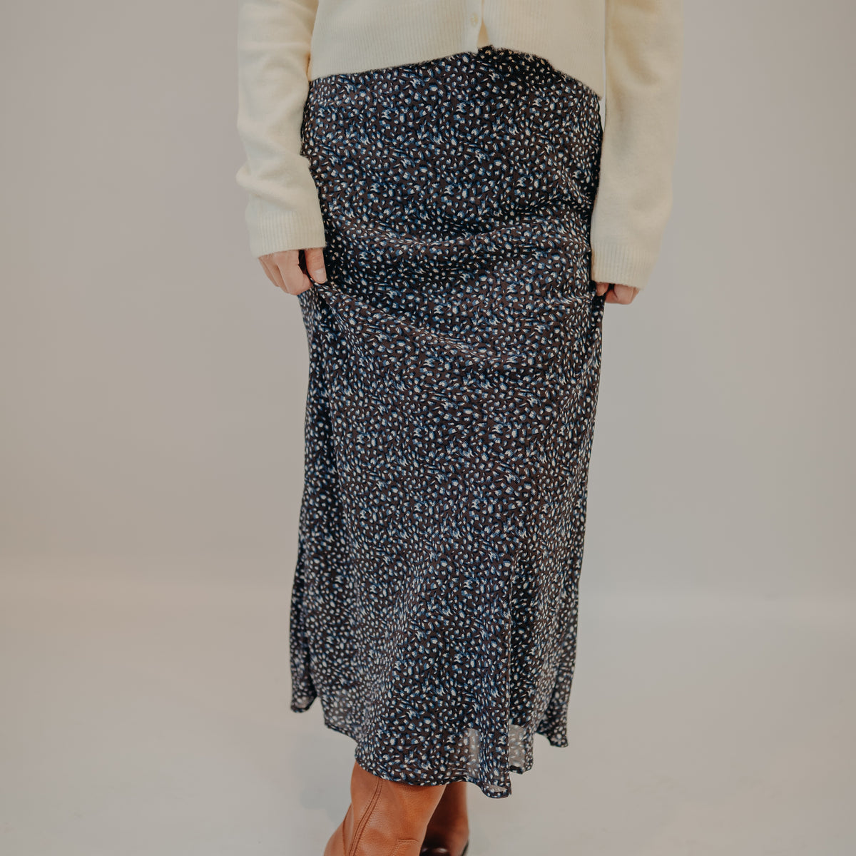 Z Supply | Yelena Aspen Floral Maxi Skirt | Java
