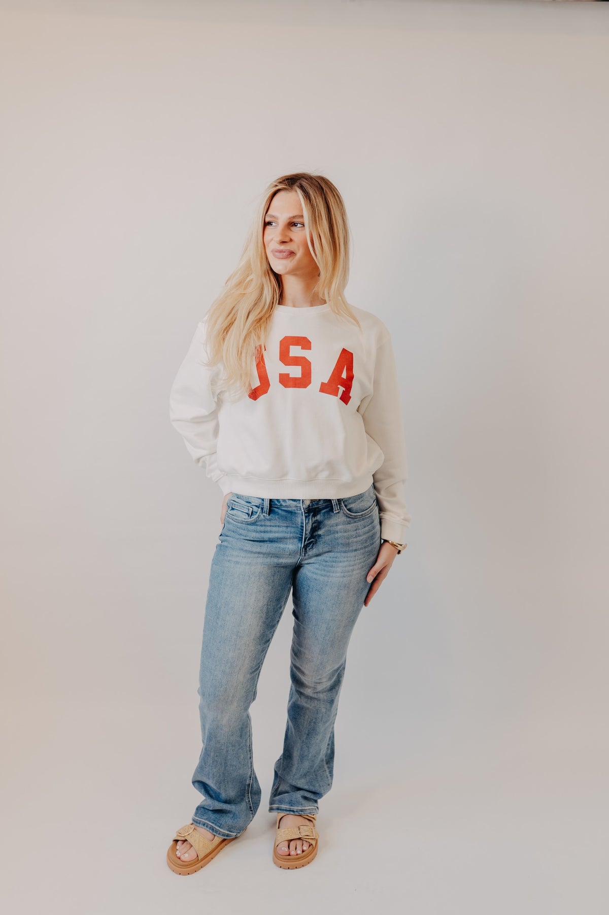 By Together | Everyday USA Pullover | White