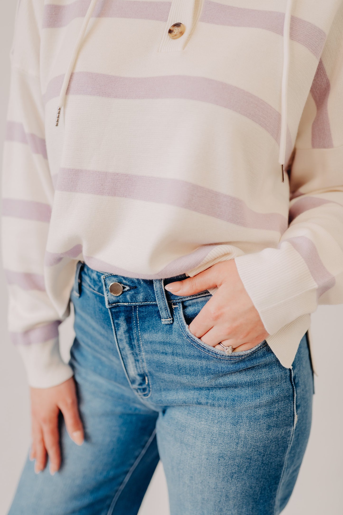 Thread & Supply | Brighton Top | White Lilac