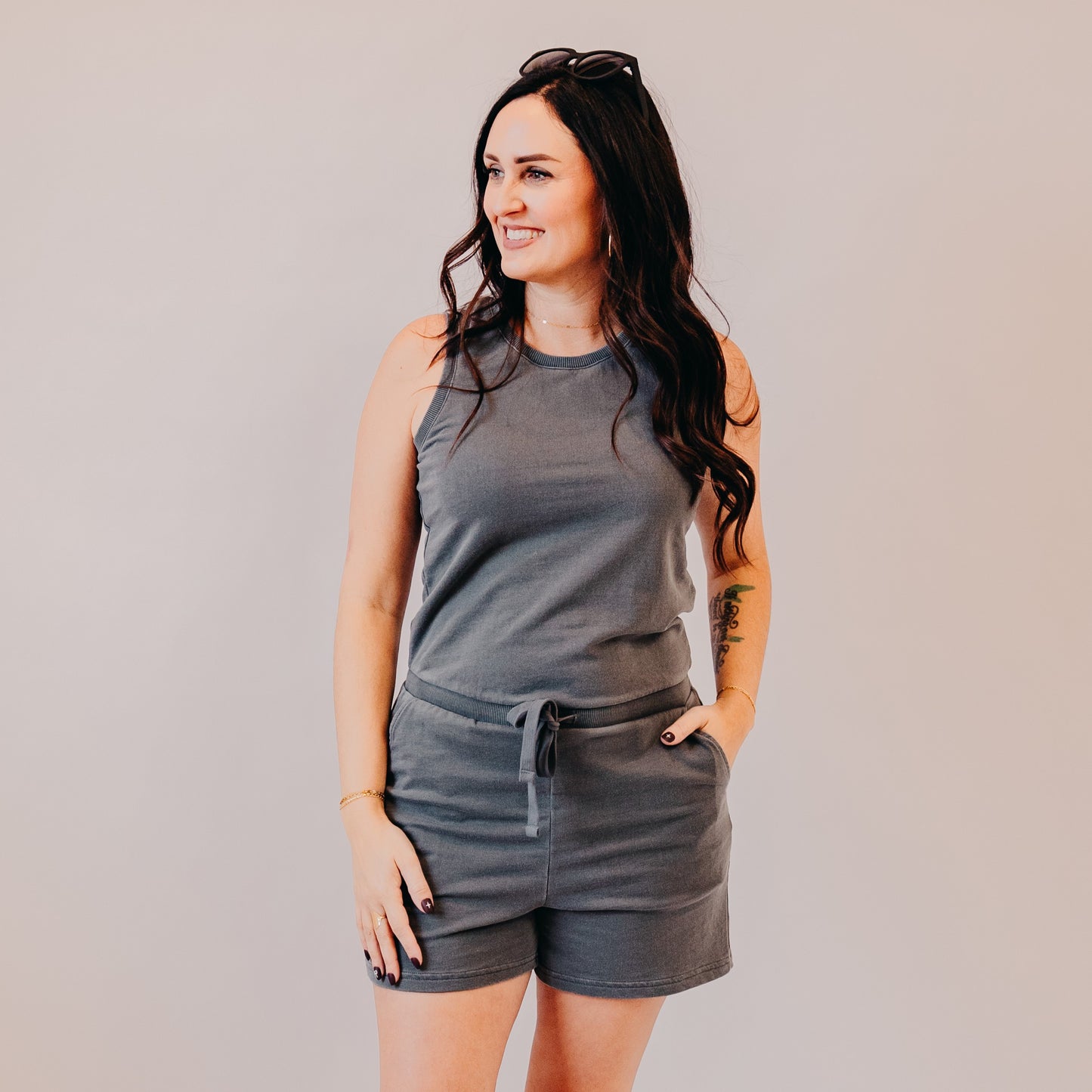 Thread & Supply | Joey Romper | Vintage Indigo