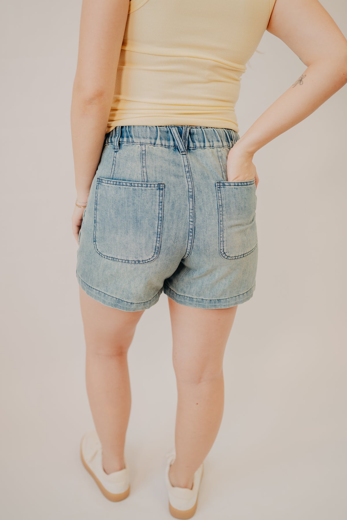 By Together | Catch Waves Shorts | Denim