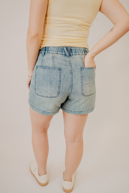 By Together | Catch Waves Shorts | Denim