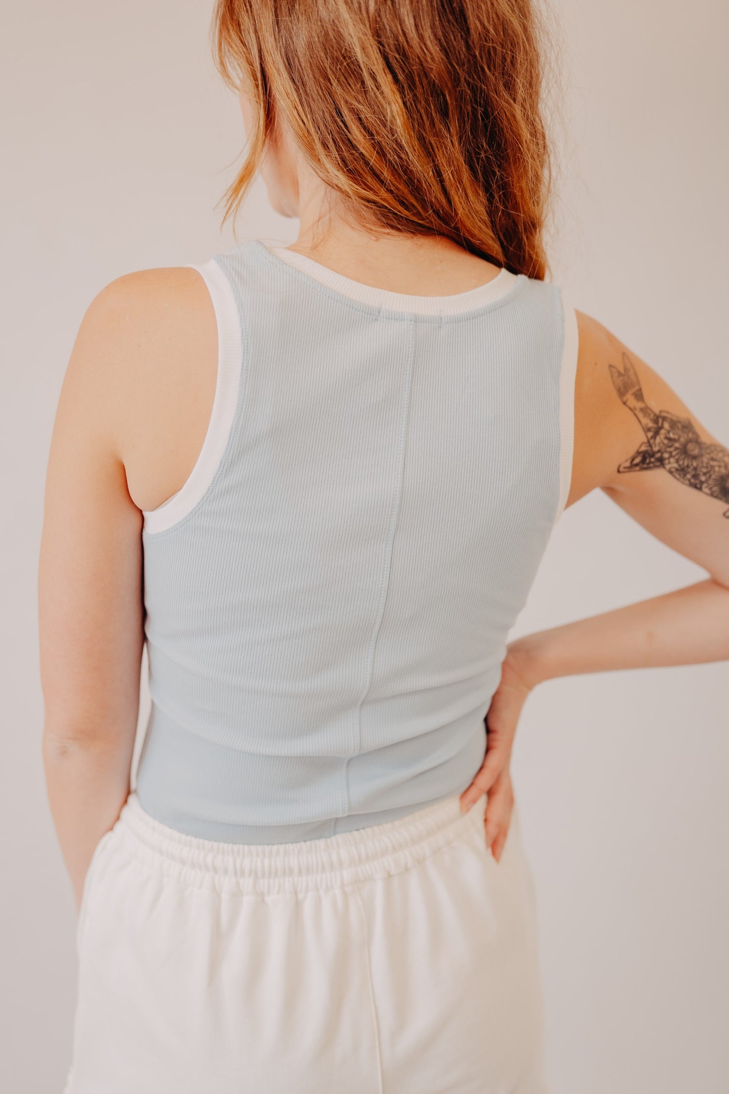 Z Supply | Sirena Colorblocked Rib Tank | Coast