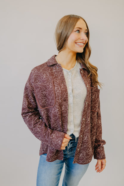 Thread & Supply | Claremont Jacket | Brown Floral