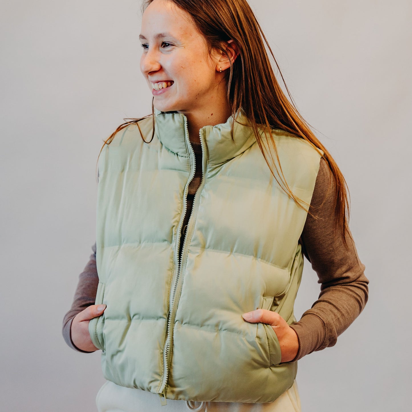 Thread & Supply | Issey Vest | Sage