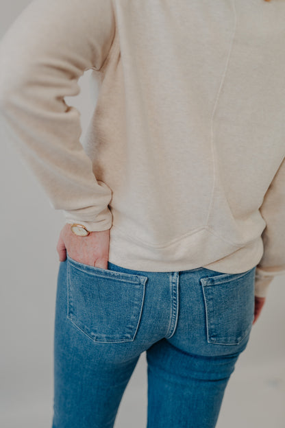 Thread & Supply | Dream Knit Janie Top | Heather Oatmeal