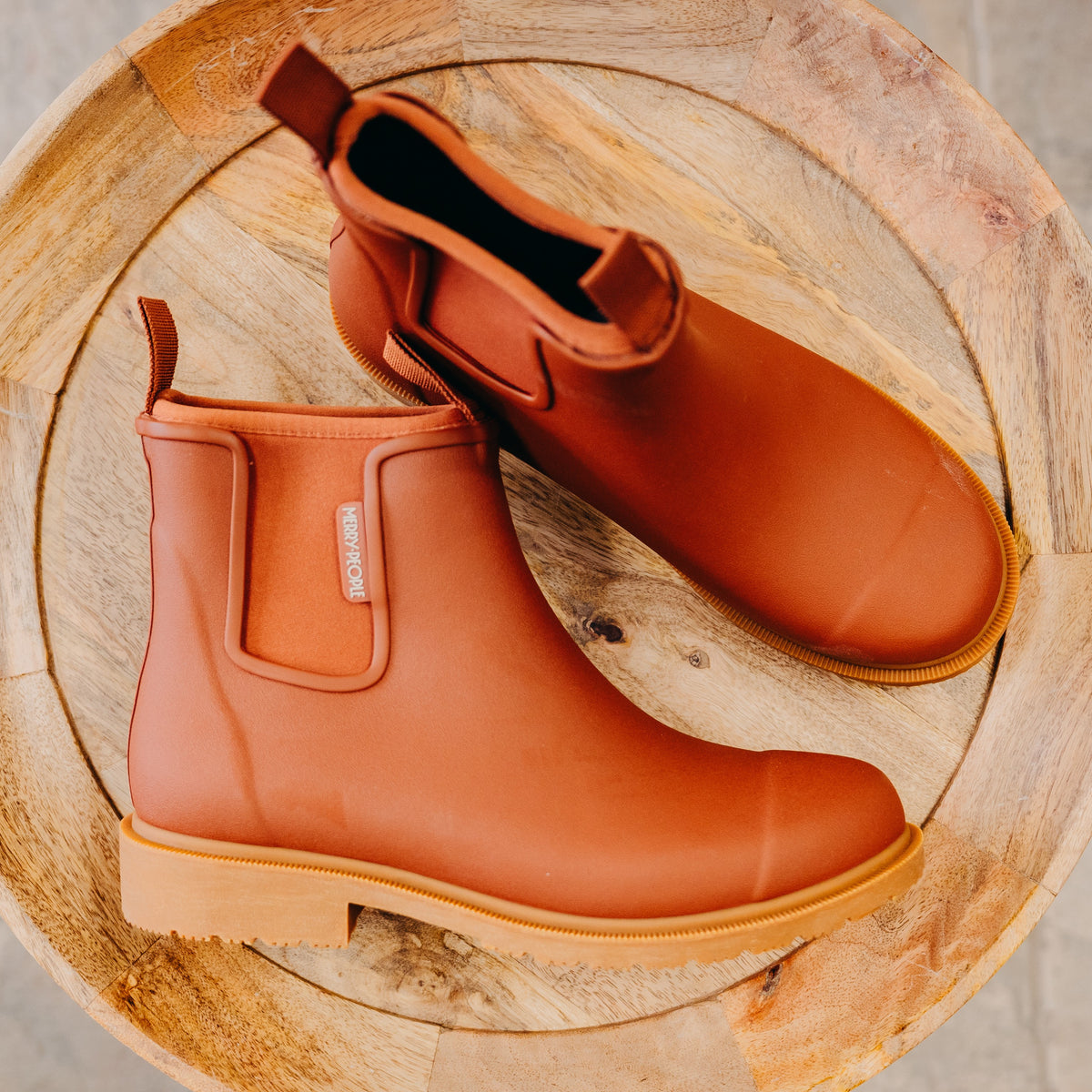 Merry People | Bobbi Rain Boot | Rust