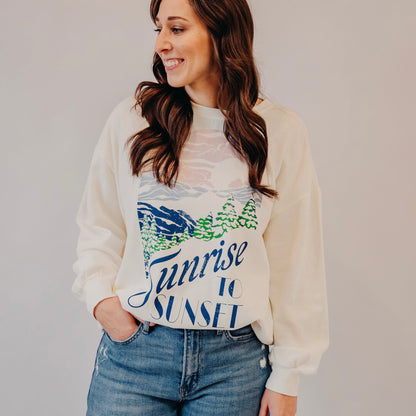 Z Supply | Sunset Sunday Sweatshirt | Sea Salt