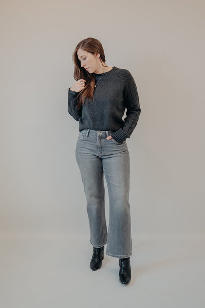Vervet | High Rise Ankle Slim Wide | River Eden