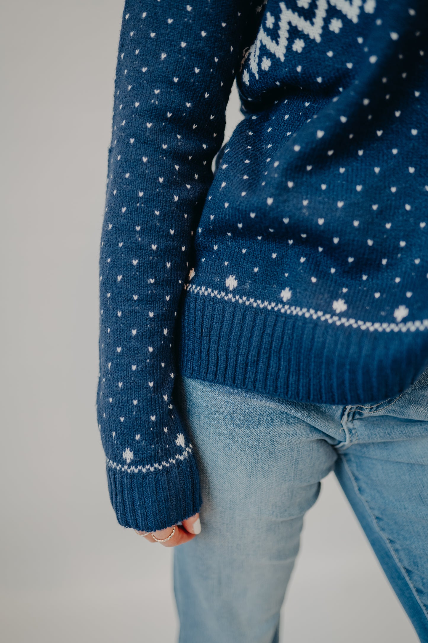 Staccato | Christmas Pattern Pullover | Navy