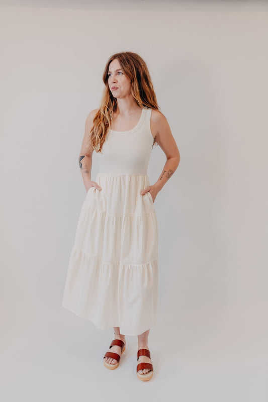 Thread & Supply | Solenne Dress | Ivory