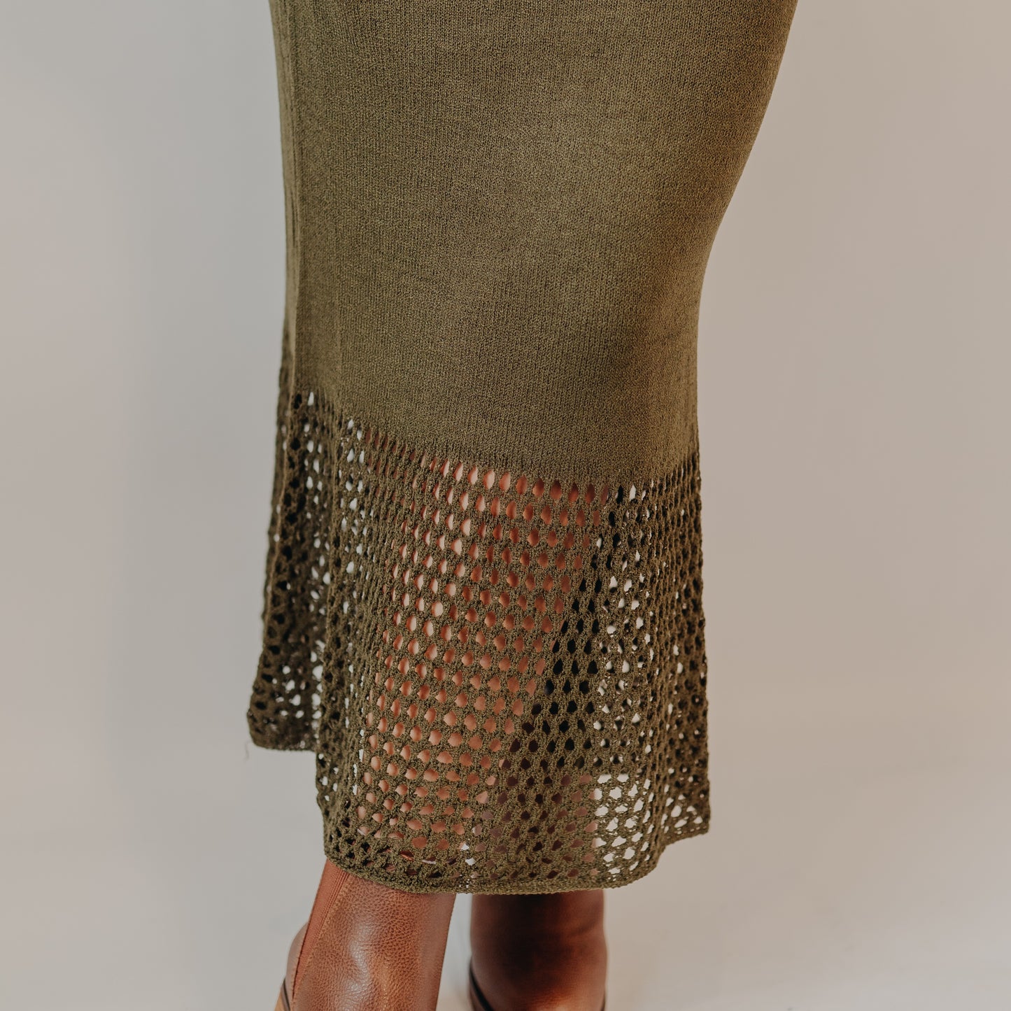 Z Supply | Haven Sweater Knit Midi Skirt | Fern