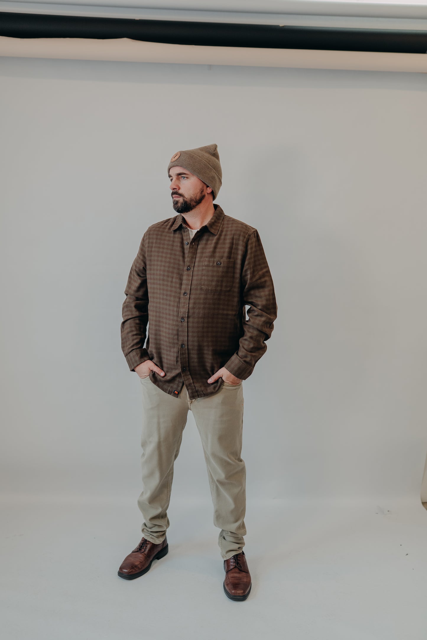 The Normal Brand | Hudson Double Brushed Flannel | Olive Plaid