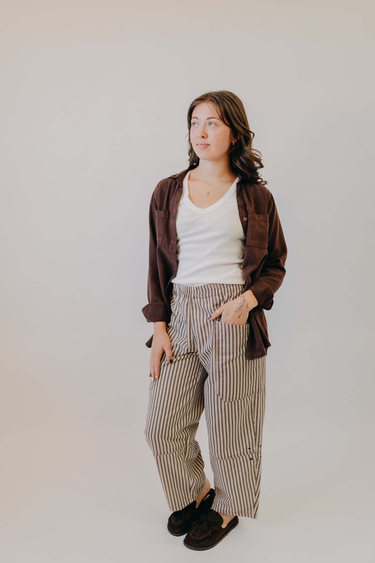 Thread & Supply | Ginger Top | Deep Mahogany