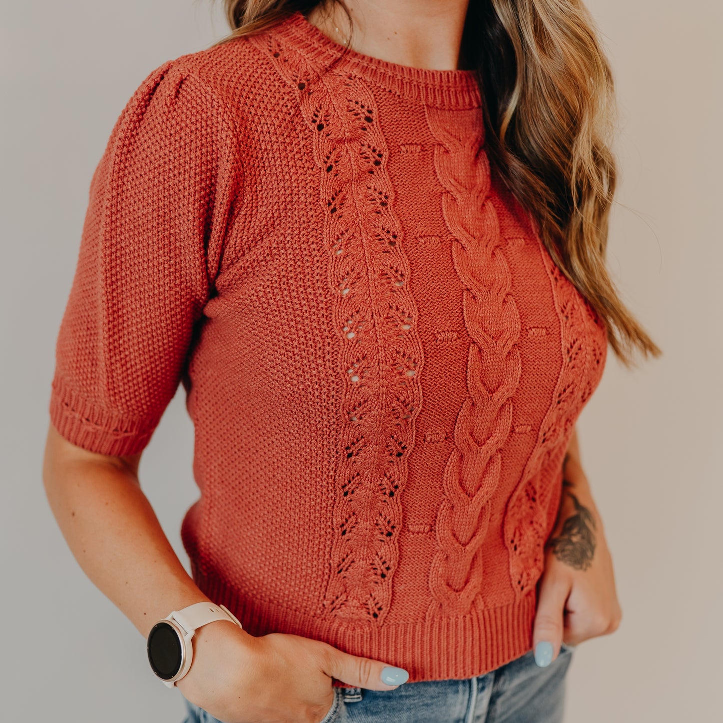 Be Cool | Chunky Puff Sweater | Poppy