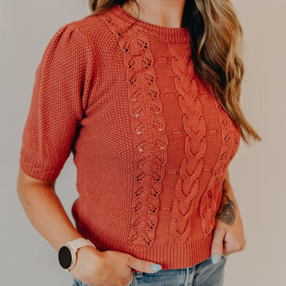 Be Cool | Chunky Puff Sweater | Poppy