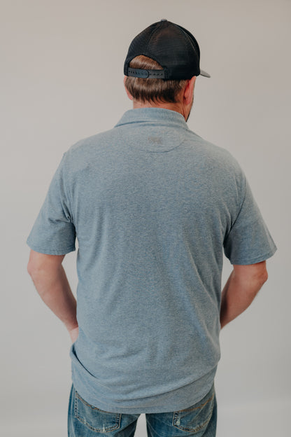 The Normal Brand | Active Puremeso Polo | Lake Blue